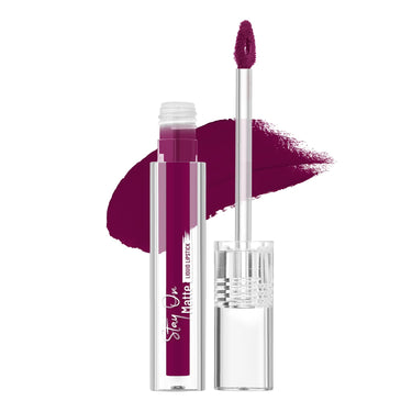 Swiss Beauty Stay On Matte Highly Pigmented Liquid Lipstick | With Vitamin E & Shea Butter | Smudge-Proof and Transfer-Proof | 24 Hour Stay | 2g, Shade- Classic Purple